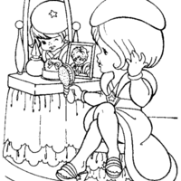 Desenho de Lala Orange de Rainbow Brite para colorir