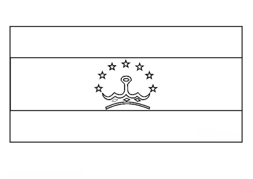 Нарисовать герб таджикистана