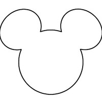 Desenho de Orelhas de Mickey Mouse para colorir