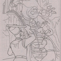 Desenho de Marshmallow atacando soldados para colorir