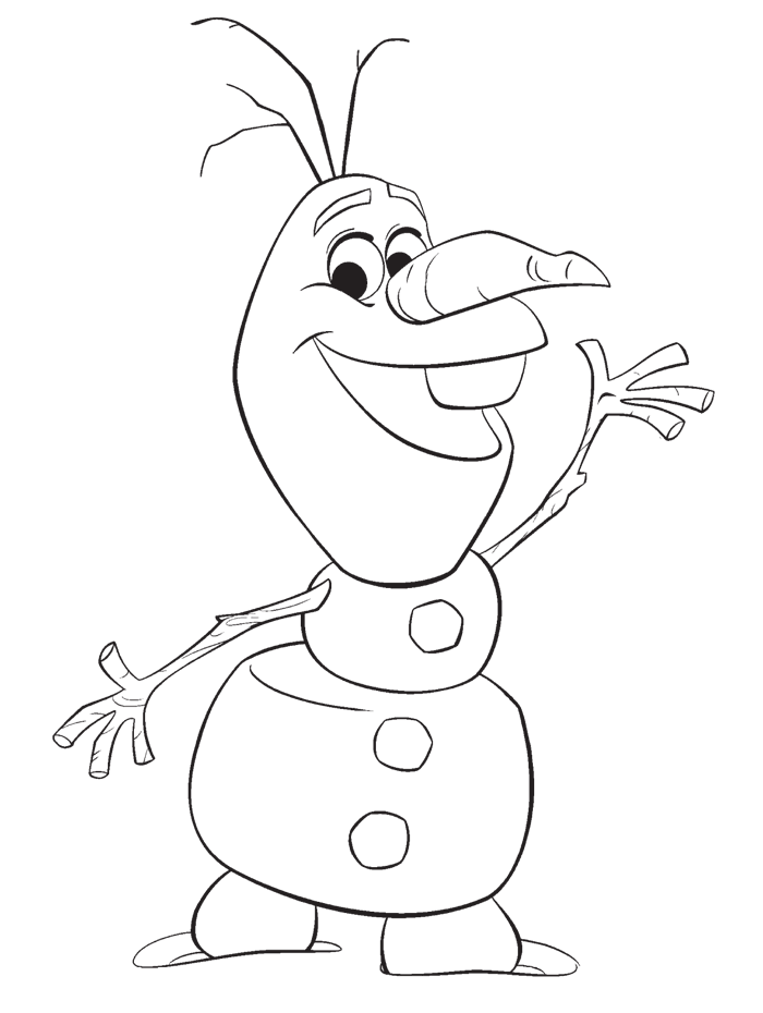 Olaf dando tchau