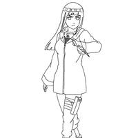 Desenho de Hinata Hyuga para colorir - Tudodesenhos