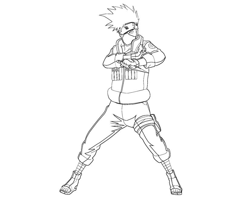 Desenho de Kakashi Hatake para colorir - Tudodesenhos