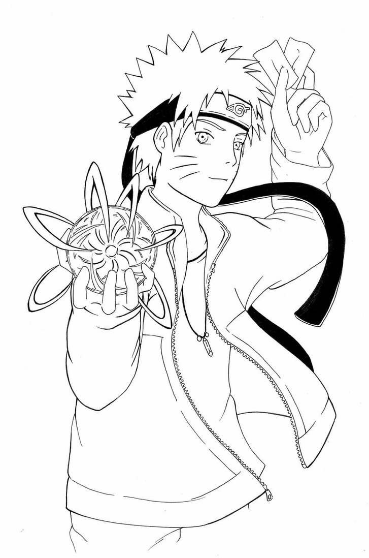 Desenho de Kakashi e Naruto para colorir - Tudodesenhos