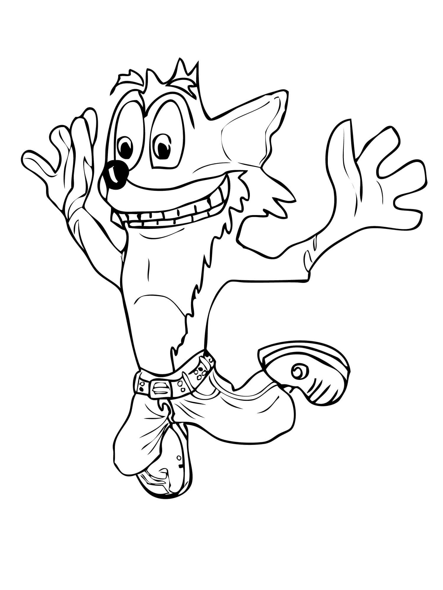 Crash bandicoot 31 dibujos para colorear dibujos para imprimir y porn