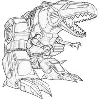 Desenho de Grimlock para colorir