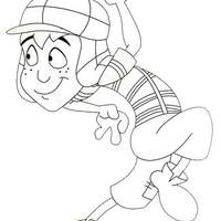 Desenho de Menino Chaves para colorir