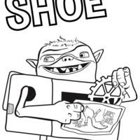 Desenho de Shoe de Boxtrolls para colorir