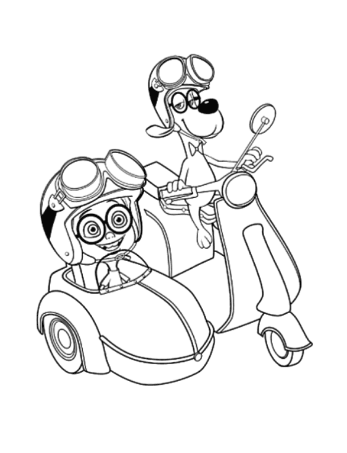 Desenhos de Moto para colorir - Tudodesenhos