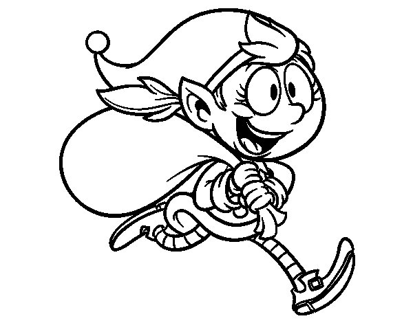 Desenho de Duende para colorir  Desenhos para colorir e imprimir gratis