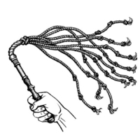 Desenho de Chicote usado na escravidão para colorir