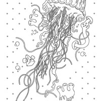 Desenho de Medusa para adultos para colorir