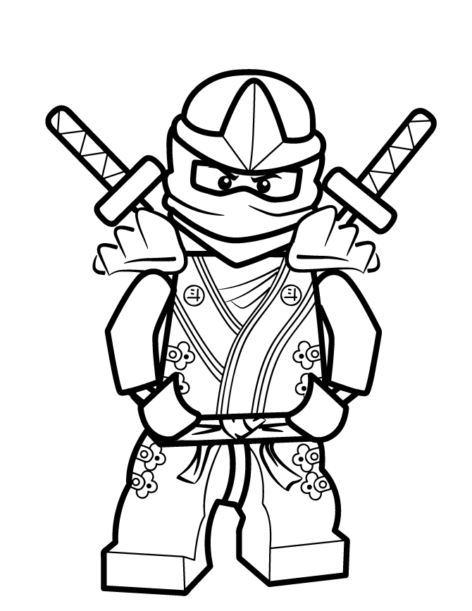 Desenho de Mini ninja para colorir - Tudodesenhos