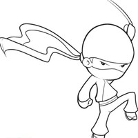 Desenho de Espada ninja para colorir - Tudodesenhos