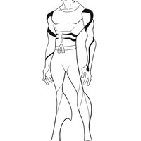 Desenho de Aqualad de Jovens Titãs para colorir