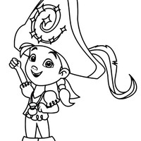 Desenho de Izzy para colorir