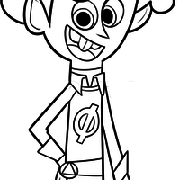 Desenho de Menino Penn Zero para colorir