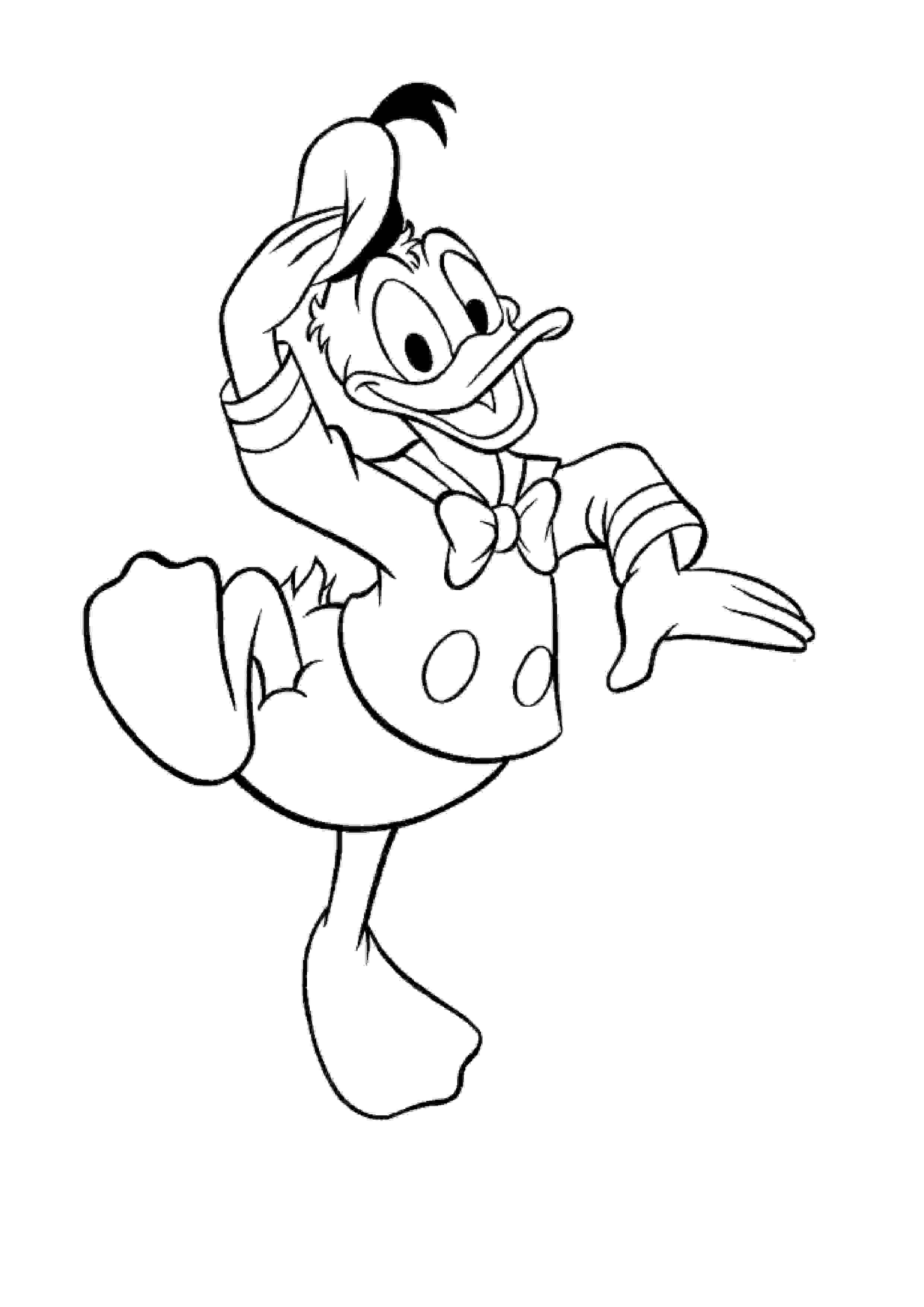 Donald pulando de alegria