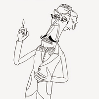 Desenho de Sr Rzykruski de Frankenweenie para colorir