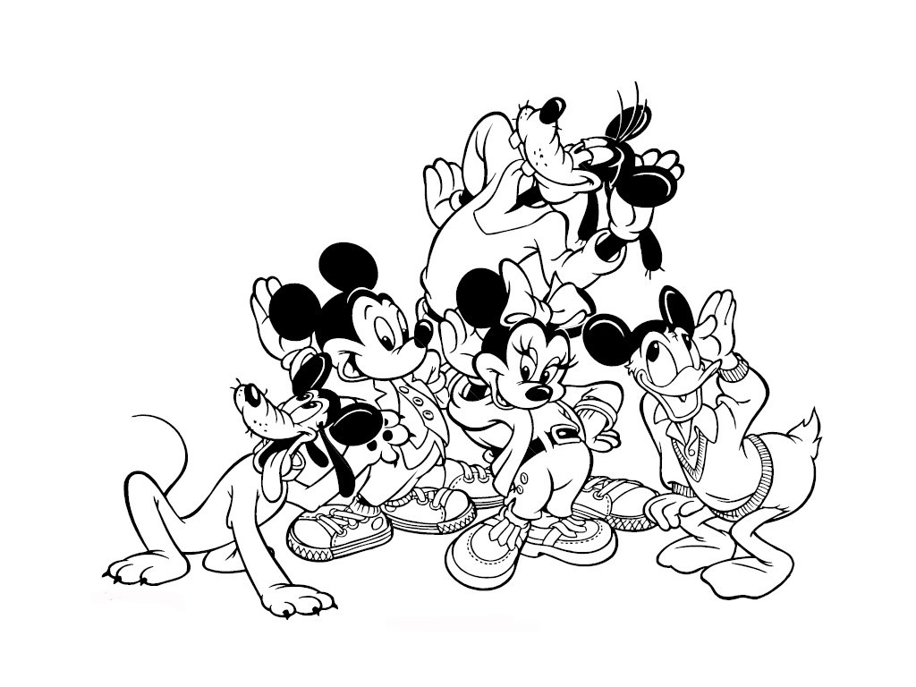 Featured image of post Turma Do Mickey Para Colorir A nova linha de produtos aprender colorir e brincar visa estimular o