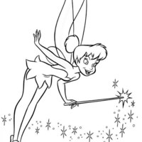 Desenho de Pó de pirlimpimpim da Tinker Bell para colorir