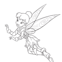 Desenho de Segredo de Tinker Bell para colorir