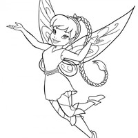 Desenho de Tinker Bell e o Resgate da Fada para colorir