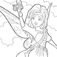 Desenho de Zarina para colorir