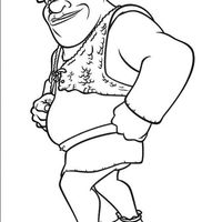 Desenho de Shrek príncipe da Disney para colorir