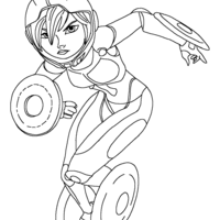 Desenho de Gogo Tomago de Big Hero 6 para colorir