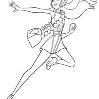 Desenho de Honey Lemon para colorir