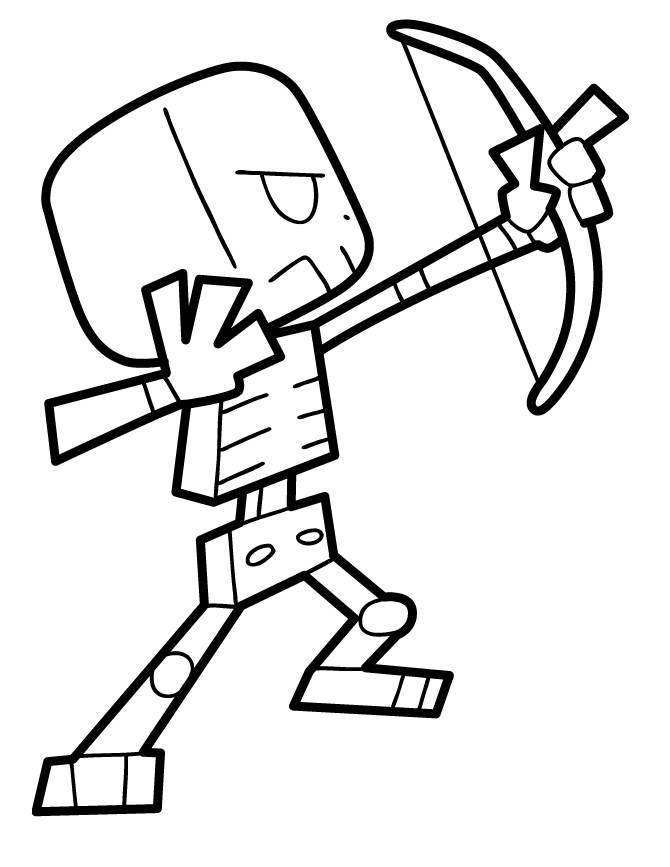 Desenho de Steve Minecraft para colorir - Tudodesenhos