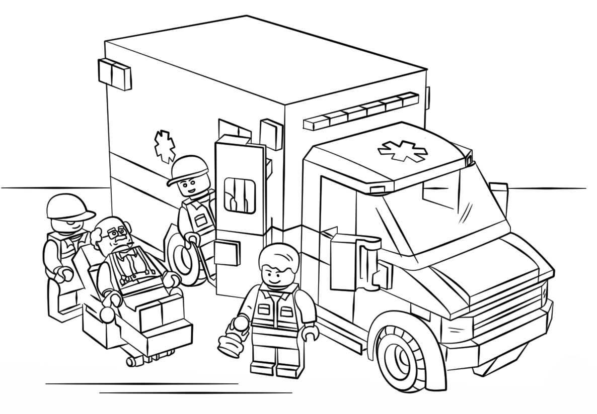 Ambulancia lego