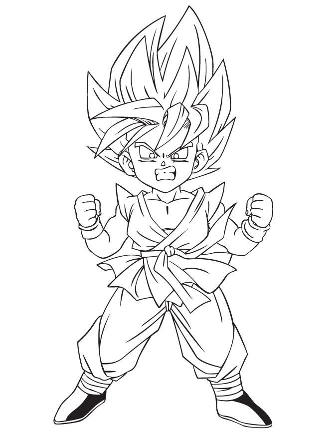 Goku Criança - Desenho de marcelaod2 - Gartic