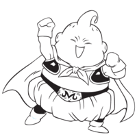 Desenho de Majin Boo para colorir