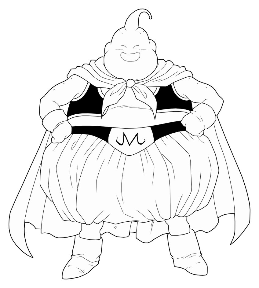 Imagenes De Majin Buu Para Dibujar Dibujos Para Pintar De Dragon Ball ...