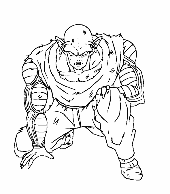 Desenho de Piccolo de Dragon Ball para colorir - Tudodesenhos