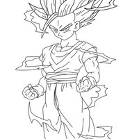 45+ Desenhos do Gohan para Imprimir e Colorir/Pintar