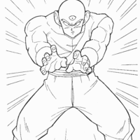 Desenho de Tenshinhan para colorir