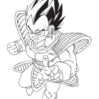 Desenho de Goku e amigo Gohan para colorir - Tudodesenhos