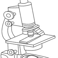 Desenho de Microscópio moderno para colorir