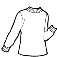 Desenho de Blusa de lã para colorir