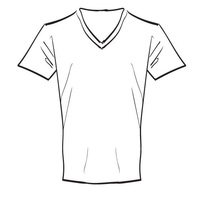 Desenho de Camisa esportiva para colorir