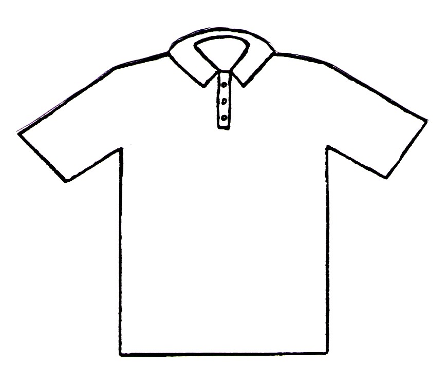 Desenho Camisa polo para colorir - Tudodesenhos