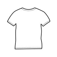 Desenho de Camiseta para colorir