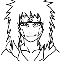 Naruto rosto para colorir - Imprimir Desenhos