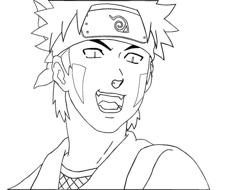 Desenho de Rosto do Naruto para colorir - Tudodesenhos