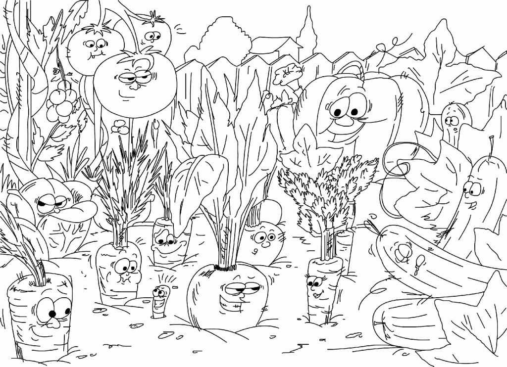 Legumes na horta