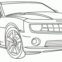 Desenho de Camaro bonito para colorir