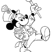 Desenho de Desfile do Mickey para colorir